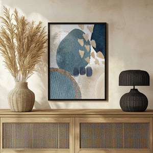 Tablou înramat „Blue Beauty-3” de Sally Ann Moss