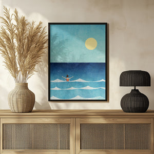Tablou înramat „Sea Swim ii” de longwayhome