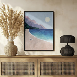 Tablou înramat „Surf Beach” de longwayhome
