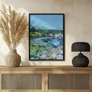 Tablou înramat „Point Lobos” de Pauline Wegman | Key and Sea Creative