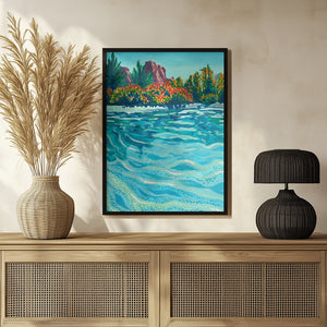 Tablou înramat „Sedona” de Pauline Wegman | Key and Sea Creative