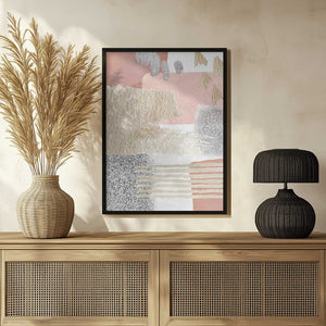 Tablou înramat „Delicate Pink-3” de Sally Ann Moss