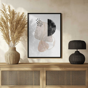 Tablou înramat „Simple-Beige-3” de Sally Ann Moss