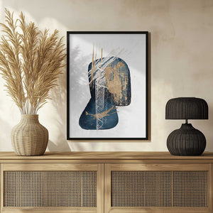 Tablou înramat „Stunning Blue-3” de Sally Ann Moss