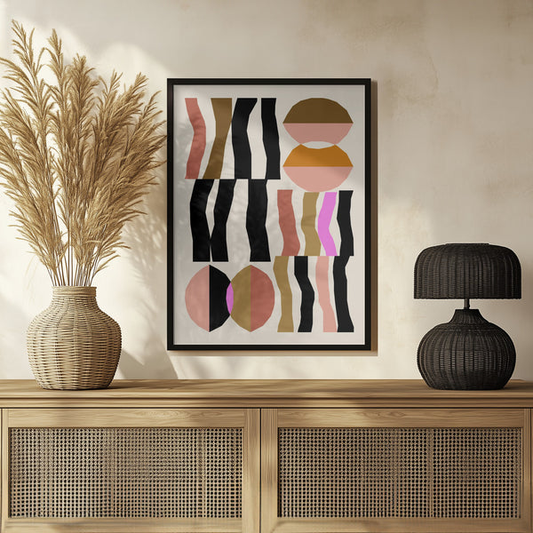 Tablou înramat „Abstract composition 26” de NKTN