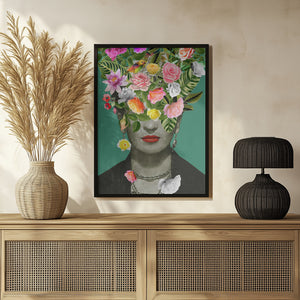 Tablou înramat „Floral Frida” de Frida Floral Studio
