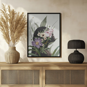 Tablou înramat „Purple flower” de Frida Floral Studio