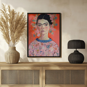 Tablou înramat „Floral Portrait Aura” de Treechild