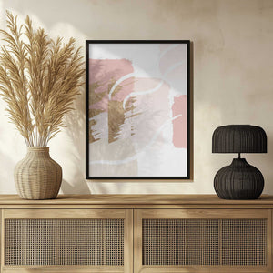 Tablou înramat „Pride of Pink-1” de Sally Ann Moss