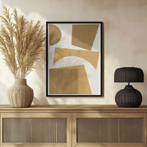 Tablou înramat „Curved Harmony” de THE MIUUS STUDIO