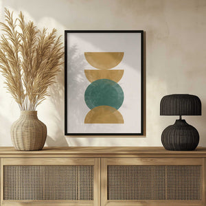 Tablou înramat „Geometric Harmony” de THE MIUUS STUDIO