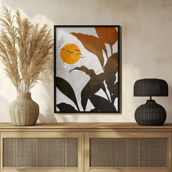 Tablou înramat „Mystic River” de Kubistika