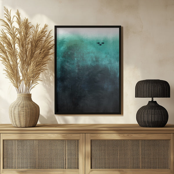 Tablou înramat „Little Family” de Kubistika