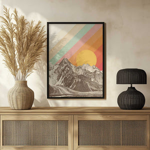 Tablou înramat „Mountainscape Nº1” de Florent Bodart