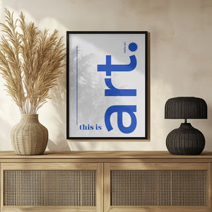 Tablou înramat „Hello Bold Typography” de Athene Fritsch