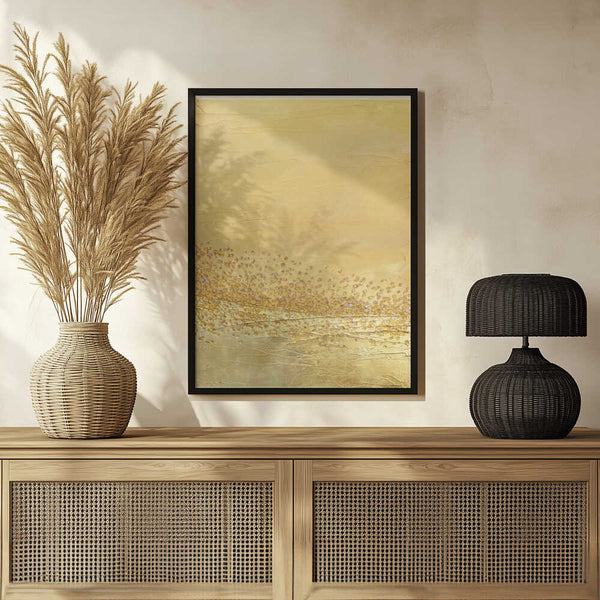 Tablou înramat „Gold” de Alyson Storms