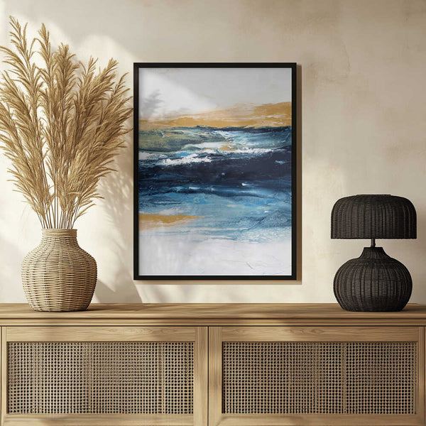 Tablou înramat „Rainbow Stripes 2” de Alyson Storms