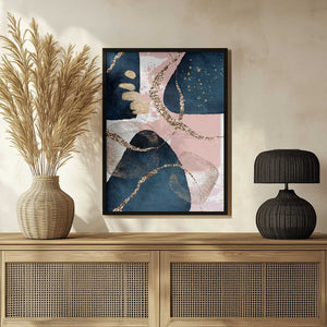 Tablou înramat „Fabulously Navy -1” de Sally Ann Moss