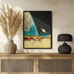 Tablou înramat „Galaxy Beach” de Taudalpoi
