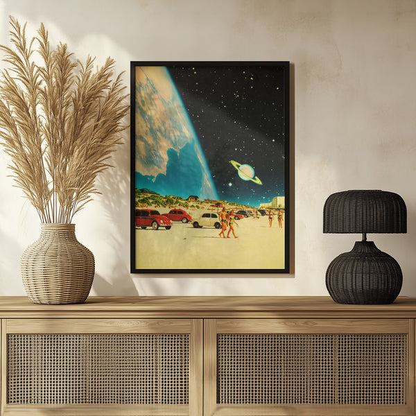 Tablou înramat „Galaxy Beach” de Taudalpoi