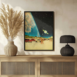 Tablou înramat „Galaxy Beach” de Taudalpoi