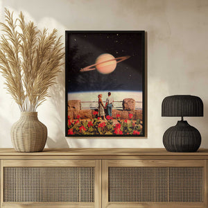Tablou înramat „Lovers In Space” de Taudalpoi