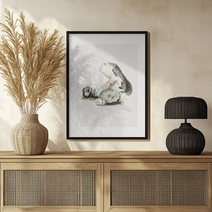 Tablou înramat „Vintage Agaricus Augustus Mushroom 50x70” de Biodiversity Heritage Library