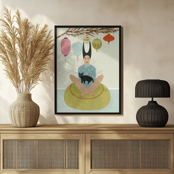 Tablou înramat „Gatuela” de Jota de jai