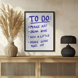 Tablou înramat „Creative To-Do List” de Athene Fritsch