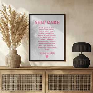Tablou înramat „Essentials of Caring” de Athene Fritsch