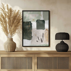 Tablou înramat „Green of Curiosity-4” de Sally Ann Moss