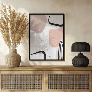 Tablou înramat „Smooth Shape 2” de Sally Ann Moss