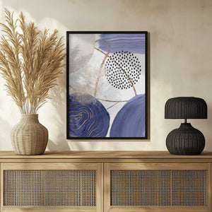 Tablou înramat „Circle of Colour-1” de Sally Ann Moss