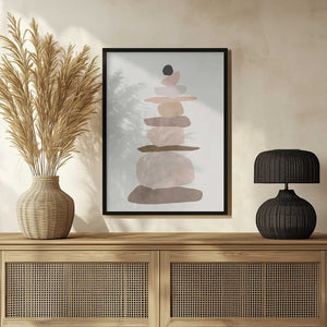 Tablou înramat „Rock balancing Art” de Melloi Art Prints