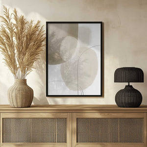 Tablou înramat „Abstract Earth Tones” de Melloi Art Prints