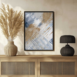 Tablou înramat „Serenity in Blue-1” de Sally Ann Moss