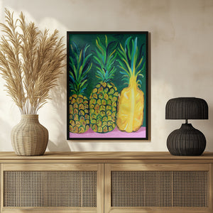 Tablou înramat „Pineapples” de Alice Straker
