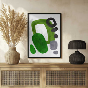 Tablou înramat „Midcentury Olive” de Ejaaz Haniff