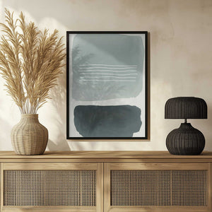Tablou înramat „Watercolor Shapes Series #1” de jay stanley