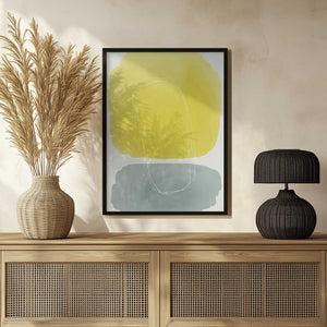 Tablou înramat „Watercolor Shapes Series #4” de jay stanley