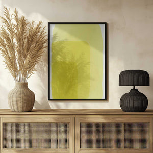 Tablou înramat „Yellow Watercolor Shapes #2” de jay stanley