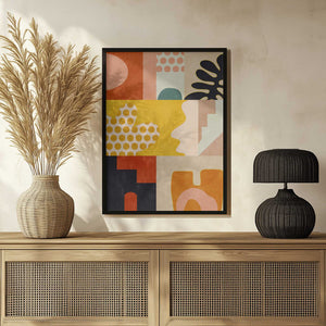 Tablou înramat „Playing Around Shapes 6” de Ana Rut Bre