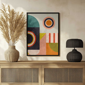 Tablou înramat „Playing Around Shapes 2” de Ana Rut Bre