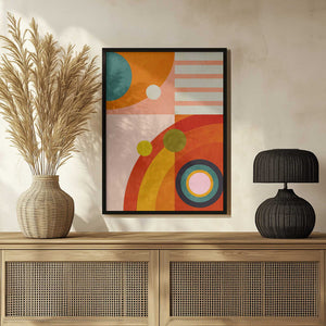 Tablou înramat „Playing Around Shapes 3” de Ana Rut Bre