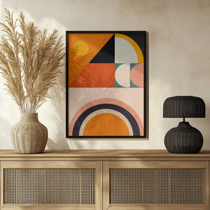 Tablou înramat „Playing Around Shapes 4” de Ana Rut Bre