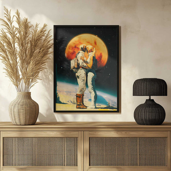 Tablou înramat „Intergalactic Love” de Taudalpoi