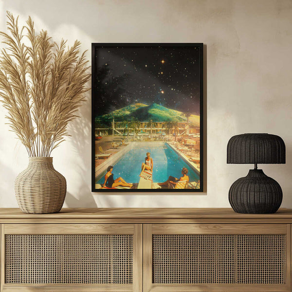 Tablou înramat „Space Pool” de Taudalpoi