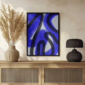 Tablou înramat „Cobalt I” de Studio Palette