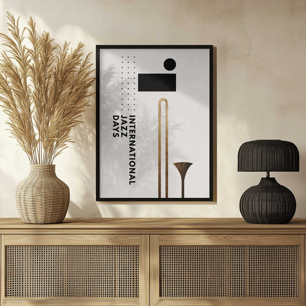 Tablou înramat „Jazzy Days 3” de Kubistika