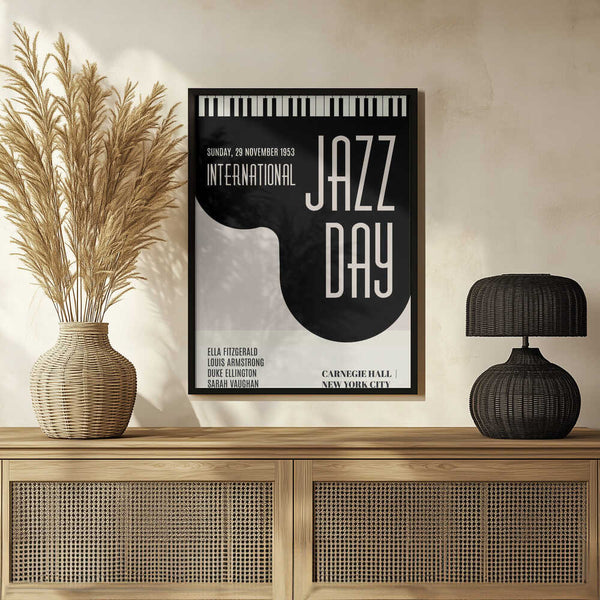 Tablou înramat „Jazzy Days” de Kubistika